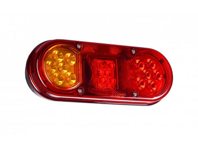 Lampa zespolona tylna HOR 76, diodowa 12/24V, lewa (bez oświetlenia tablicy rejestracyjnej)